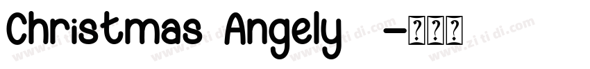 Christmas Angely  字体转换